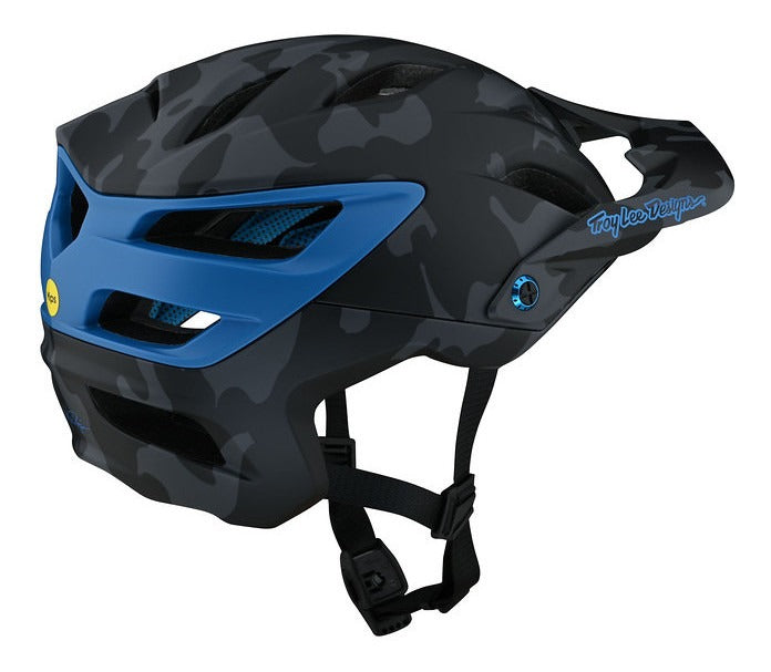 Casco Troy Lee Designs A3 con Mips Uno Camo Blue